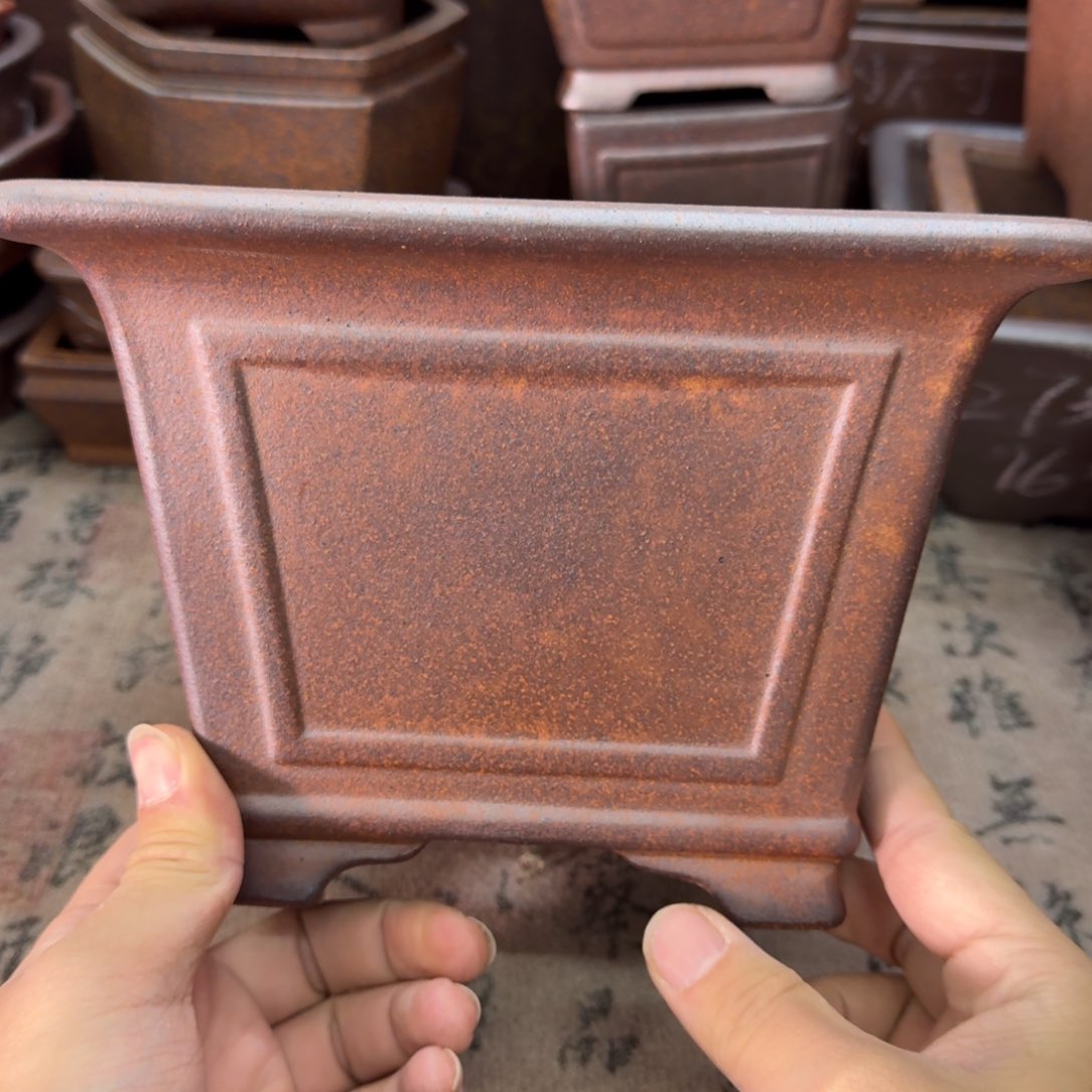 紫砂花盆47号宜兴紫砂正品17x11.5