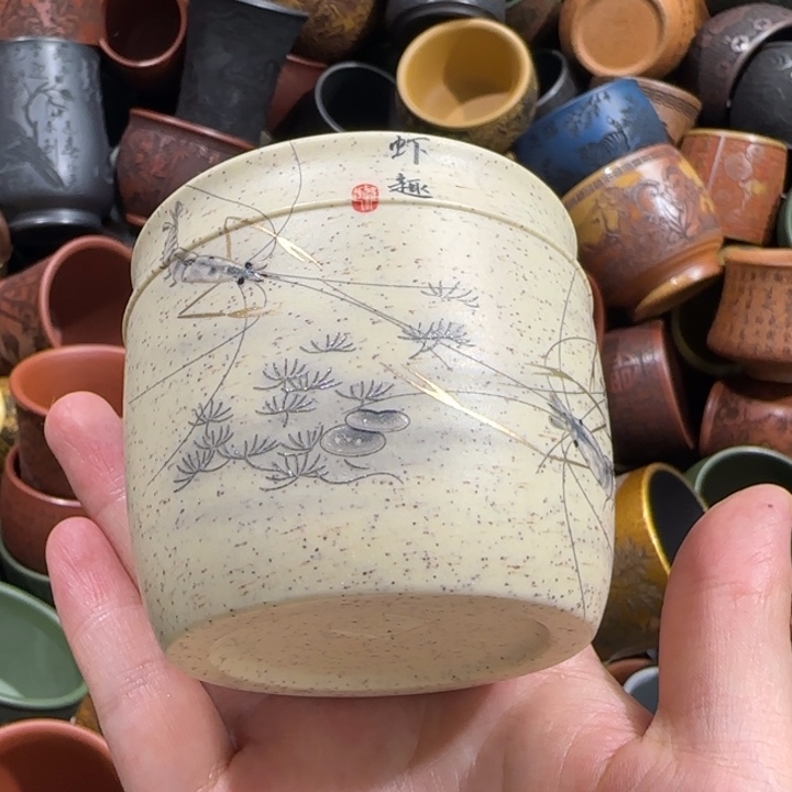 茶杯紫砂全手工紫砂