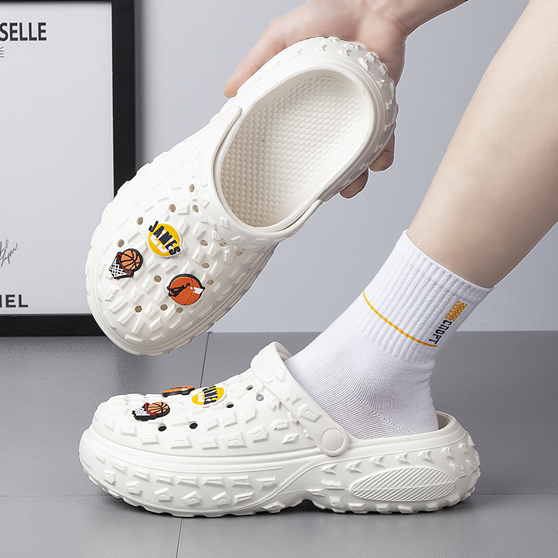 洞洞鞋女款夏季2025新款户外运动拖鞋厚底防滑防臭沙滩凉拖鞋