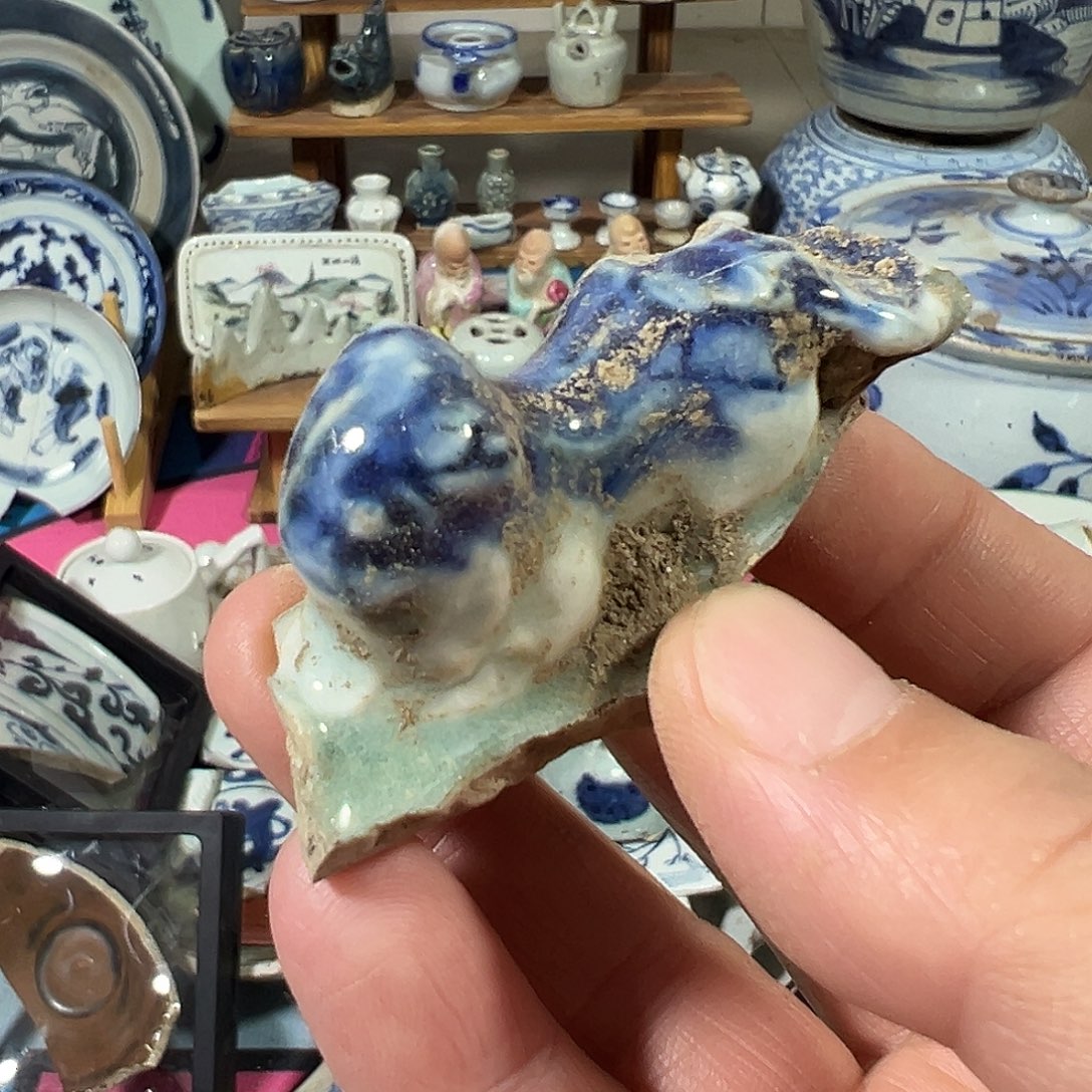 摆件陶瓷瓷片标本，全场包邮