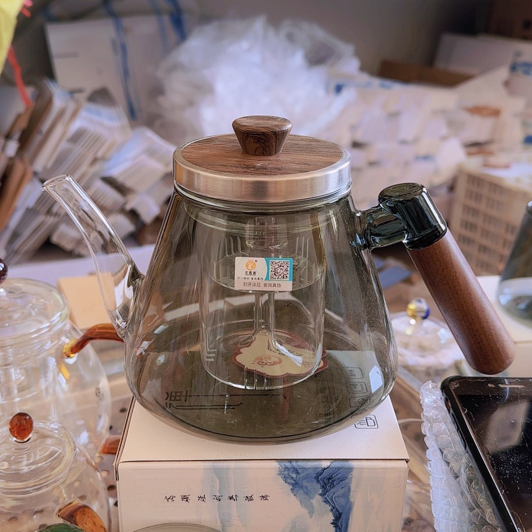 【闪购商品】高硼硅玻璃茶水分离Z1012黑