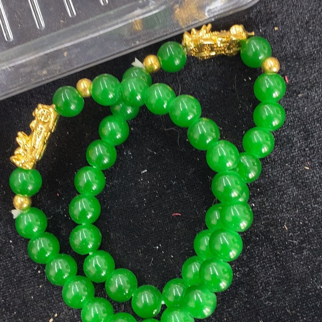 玛瑙/玉髓合金手链貔貅