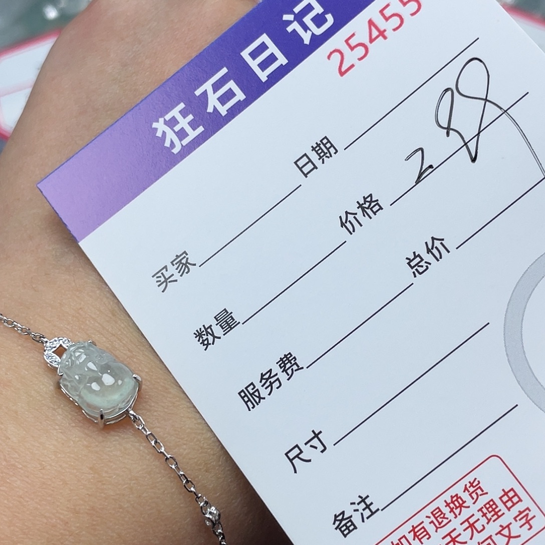 翡翠银S925镶嵌颈饰