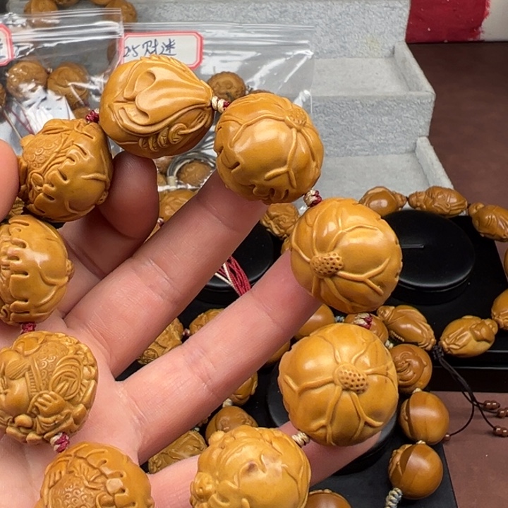 风***”橄榄核手串/手链横财