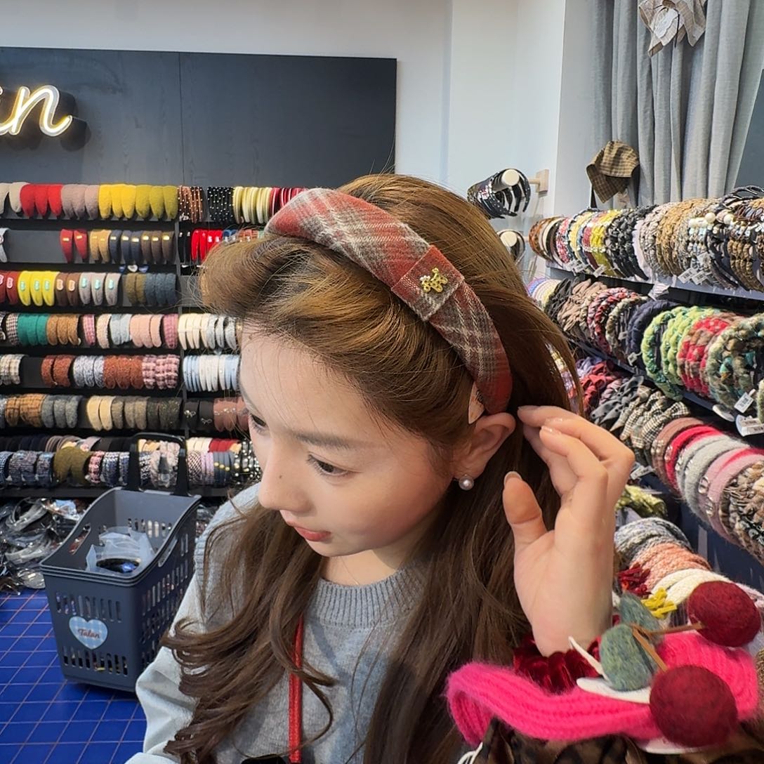 布艺非金属新年款小狗发箍