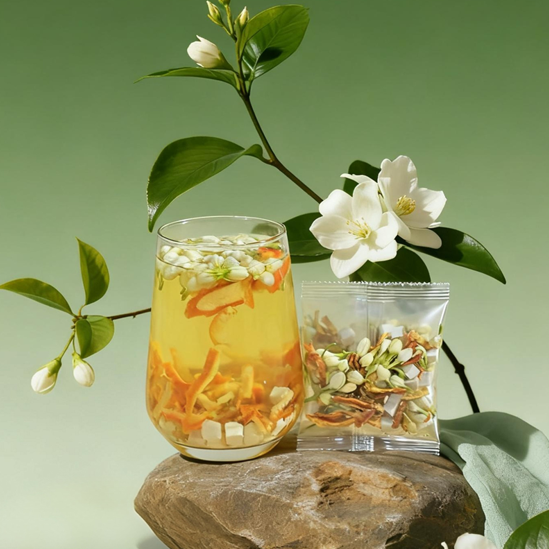 茉莉茯苓陈皮茶花果茶香香茶排浊茶