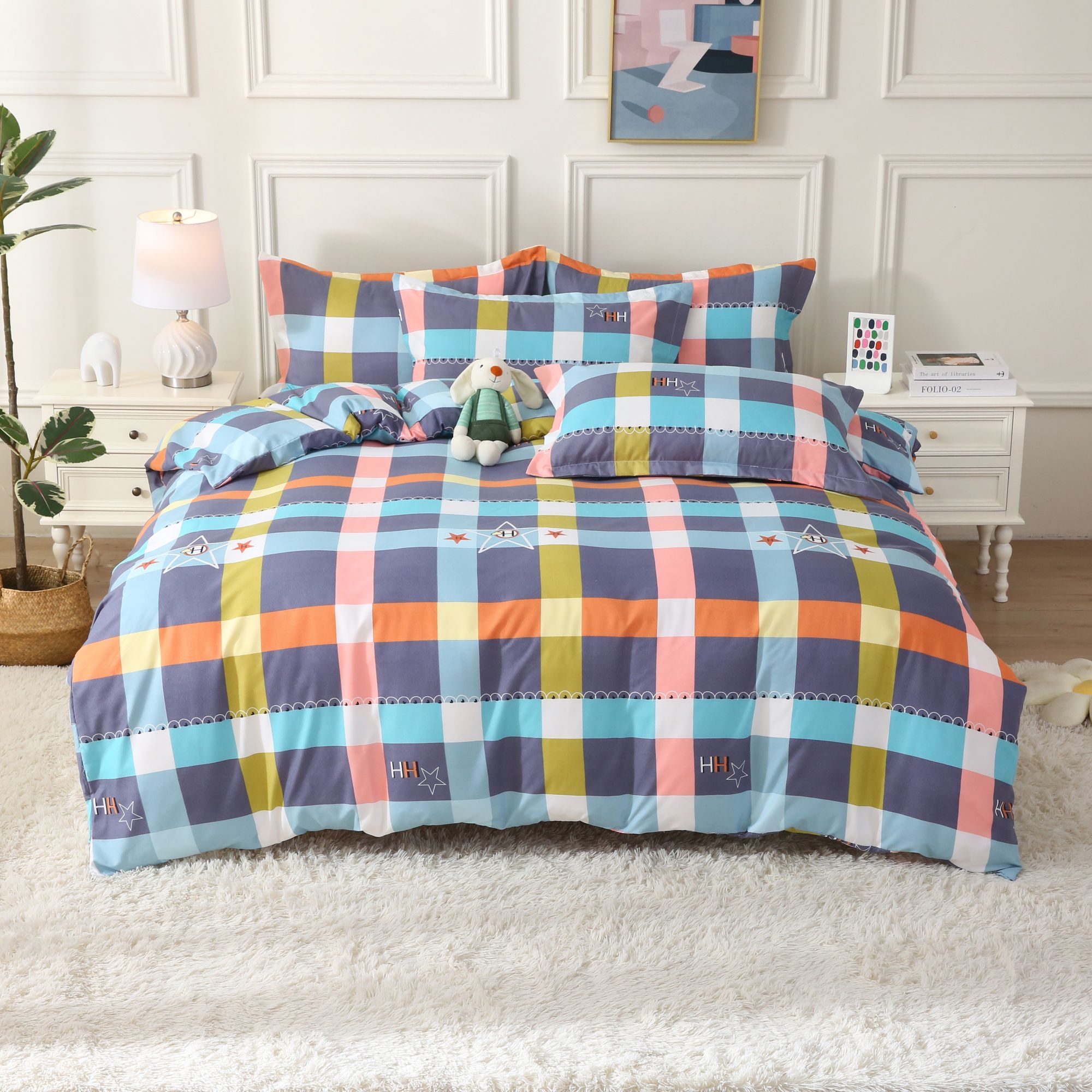 孤品瑕疵床单【靓彩格语】2.0m*2.3m