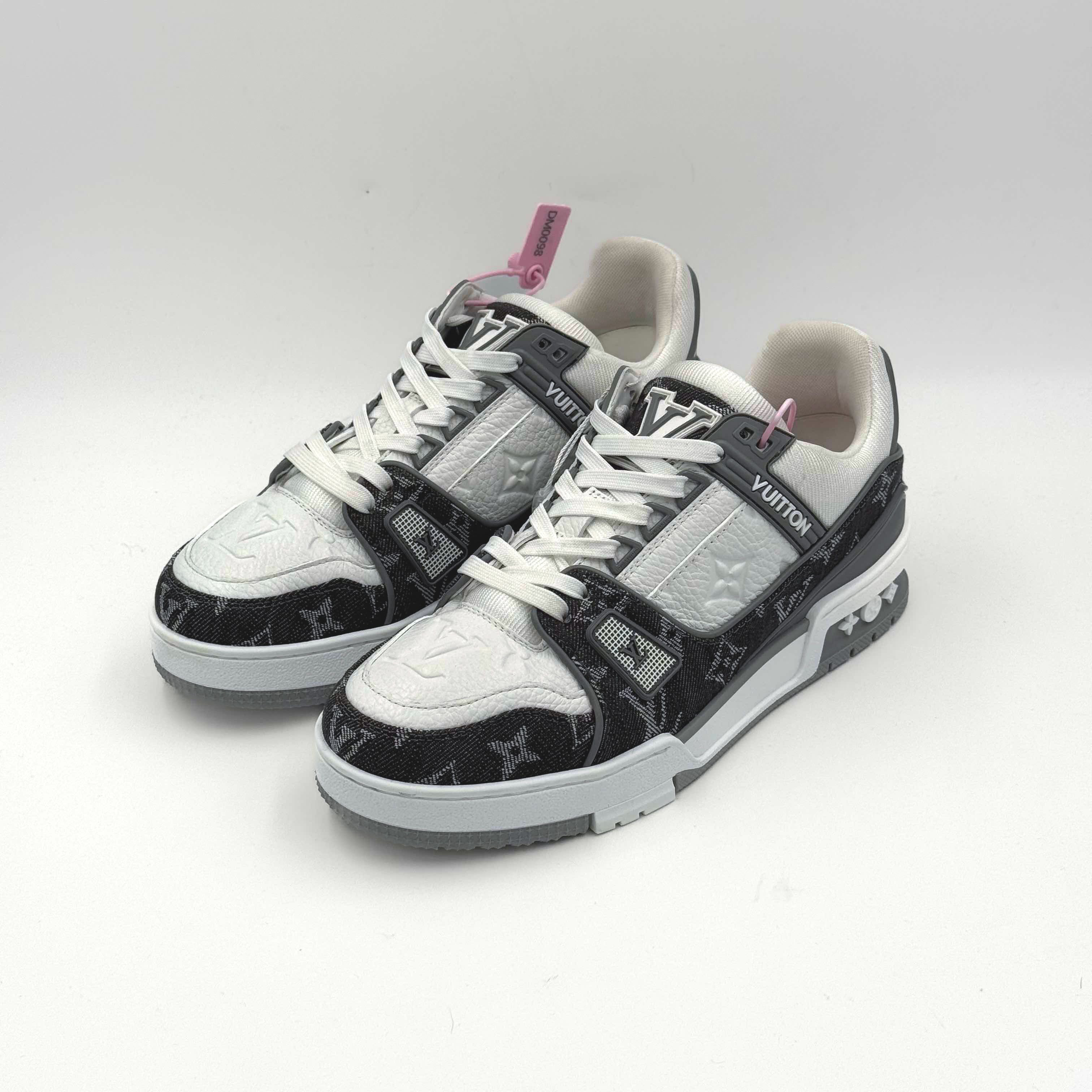 99新 LouisVuitton/路易威登 灰白牛仔/原盒配件/37码/DM0097