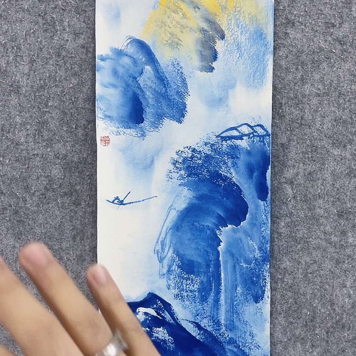 书法孙青花国画作品