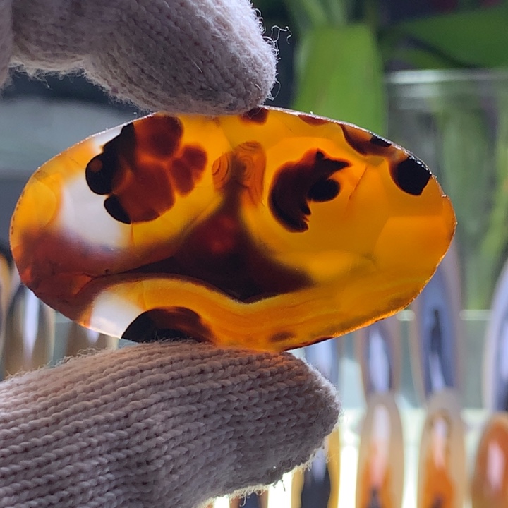 未镶嵌玛瑙/玉髓珠宝半成品129