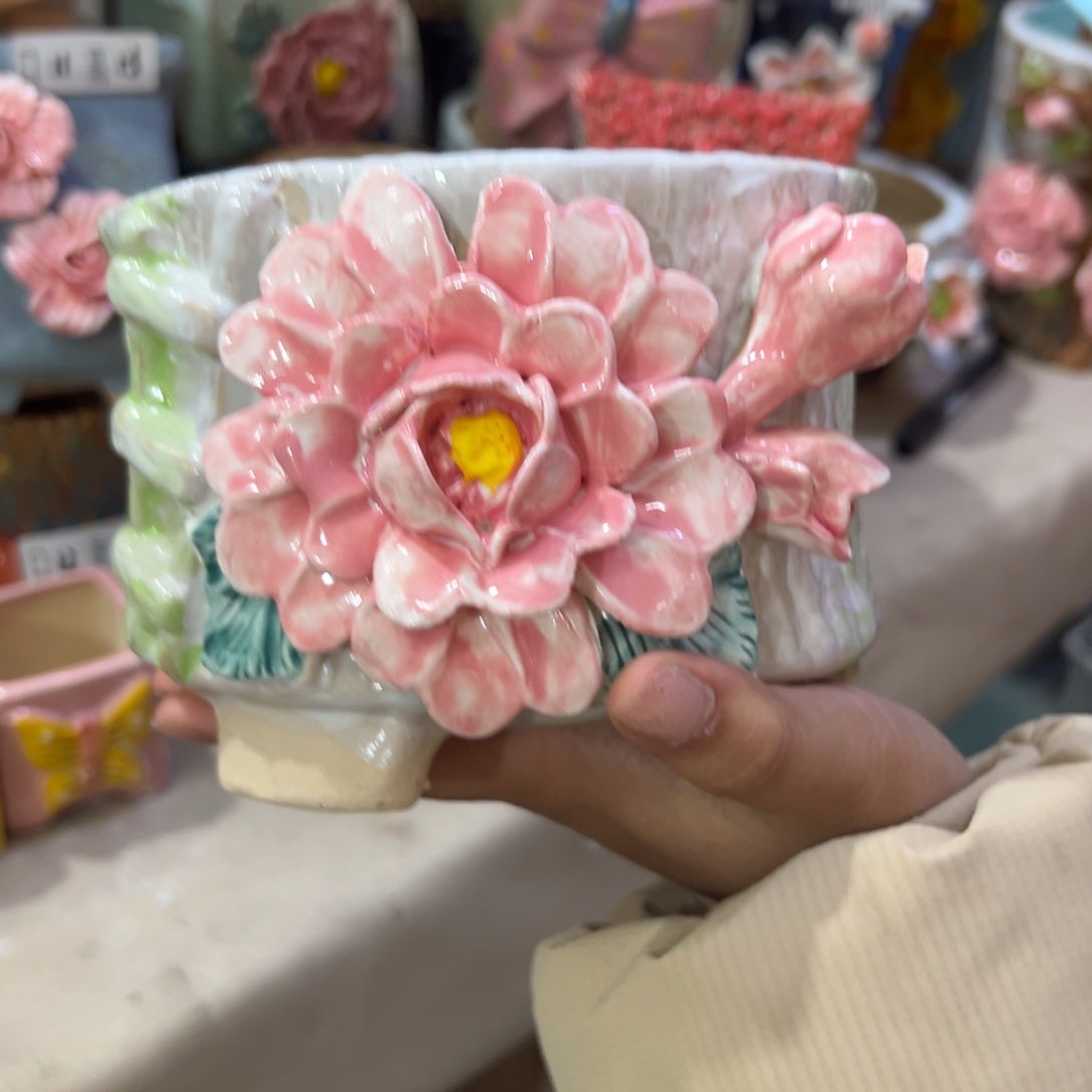 满20米秒退拉黑花盆