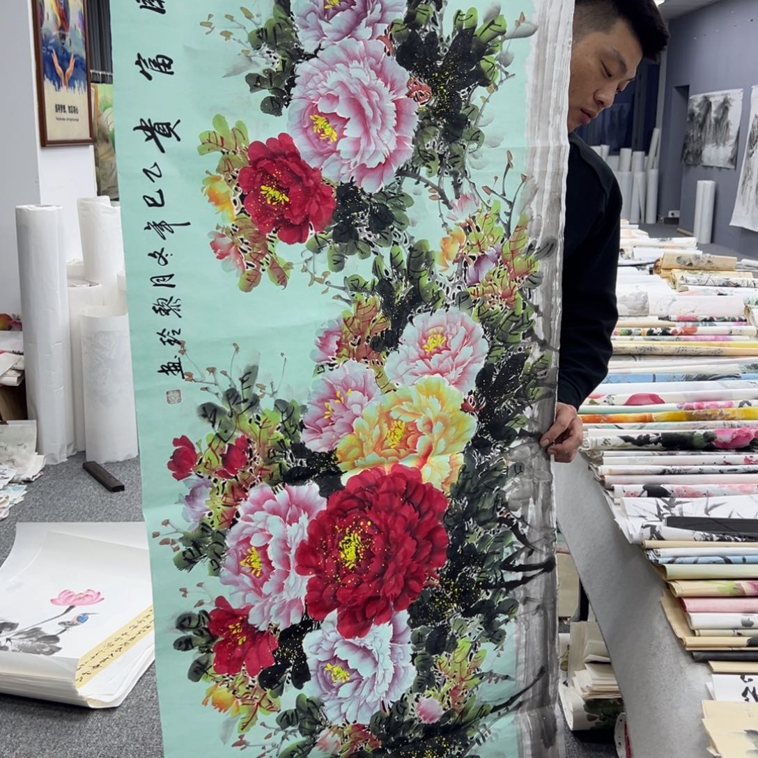 国画纯手绘字画宣纸