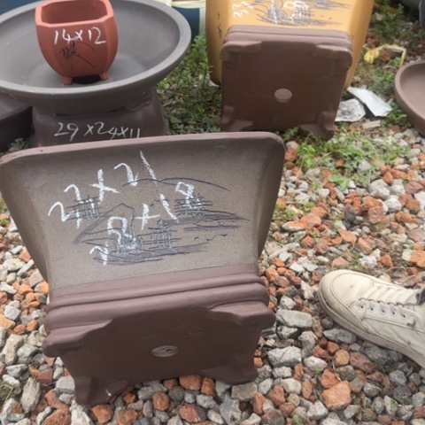 红陶紫砂花盆盆景盆栽