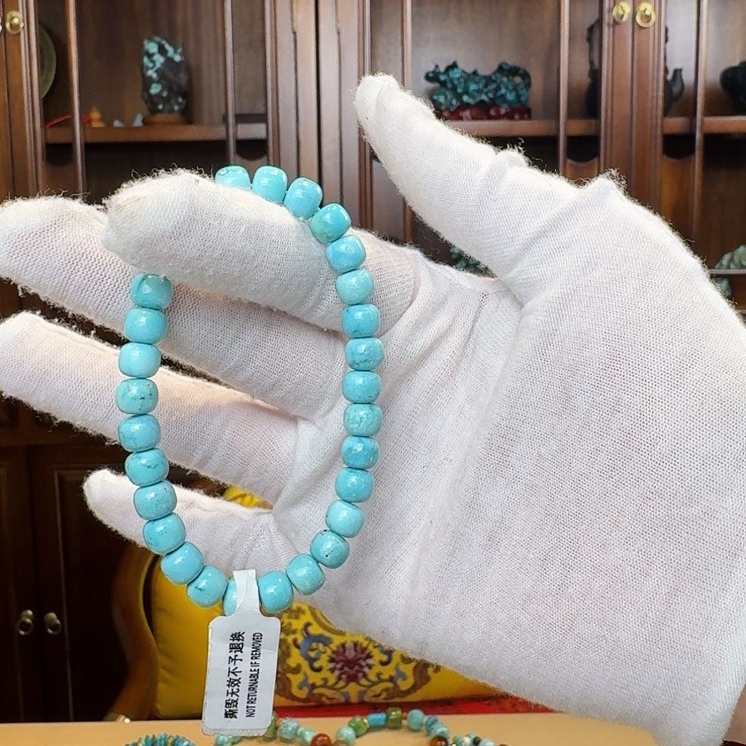 绿松石未镶嵌手链