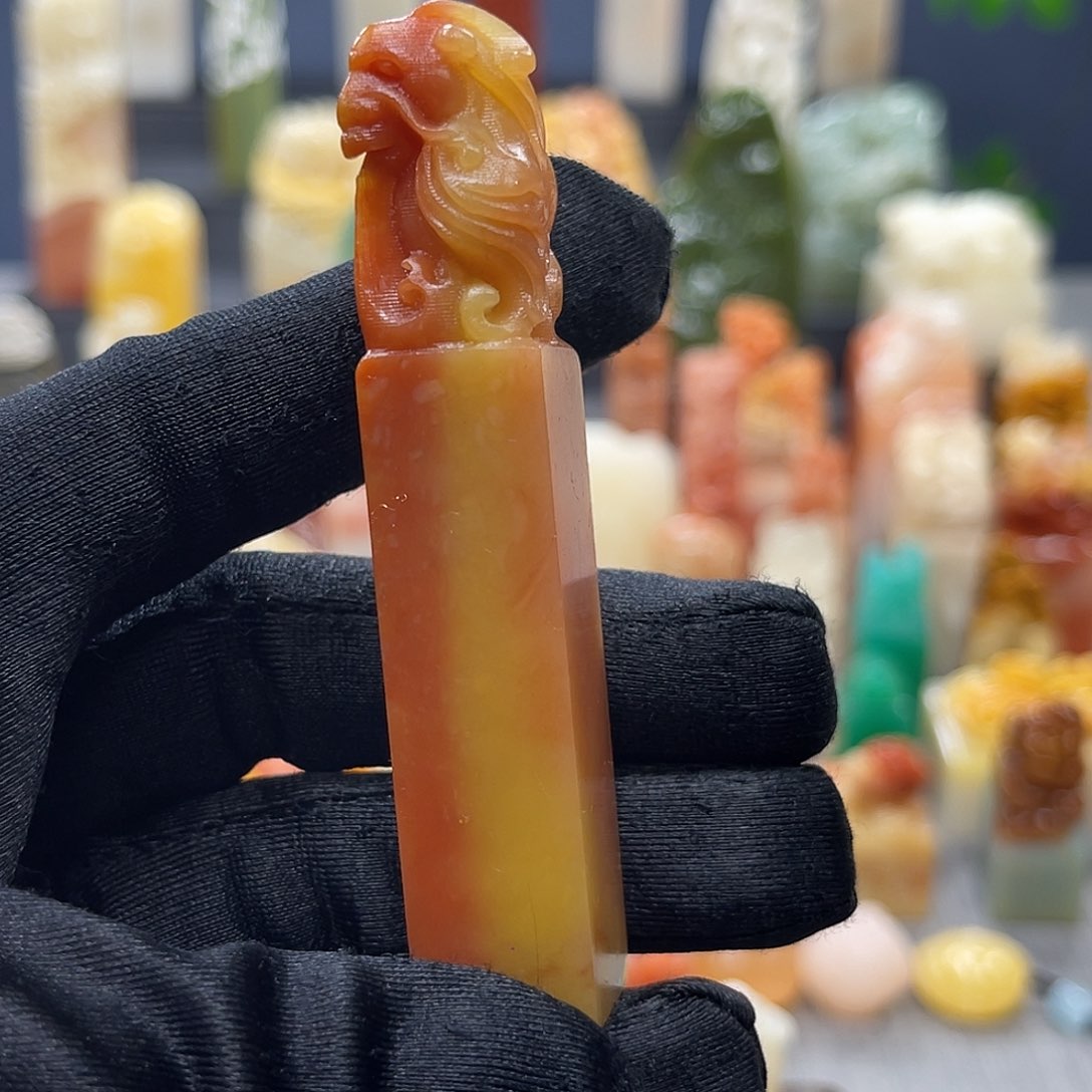 寿山石印石包邮包刻7468