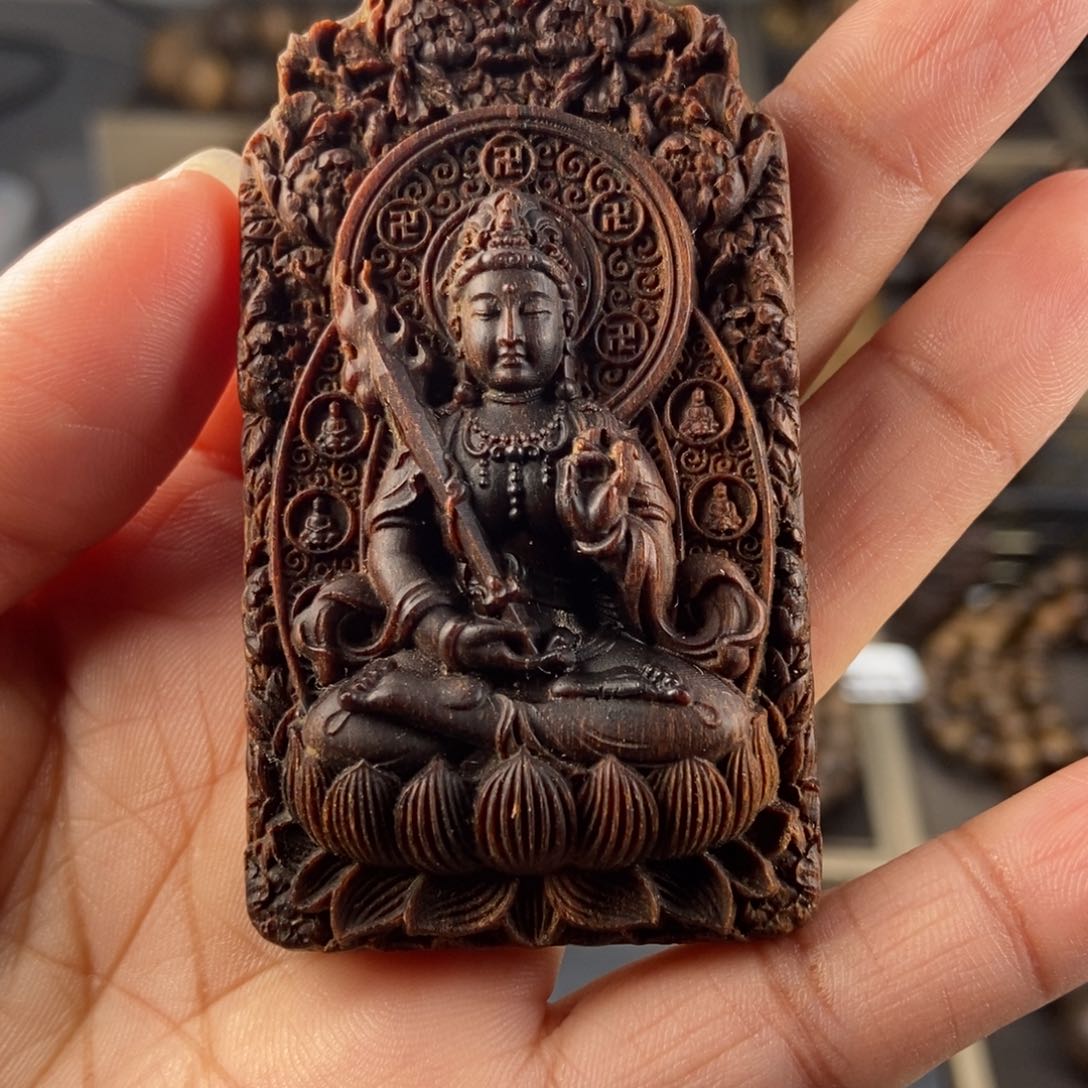 沉香木吊坠自**醒越南芽庄富森红土