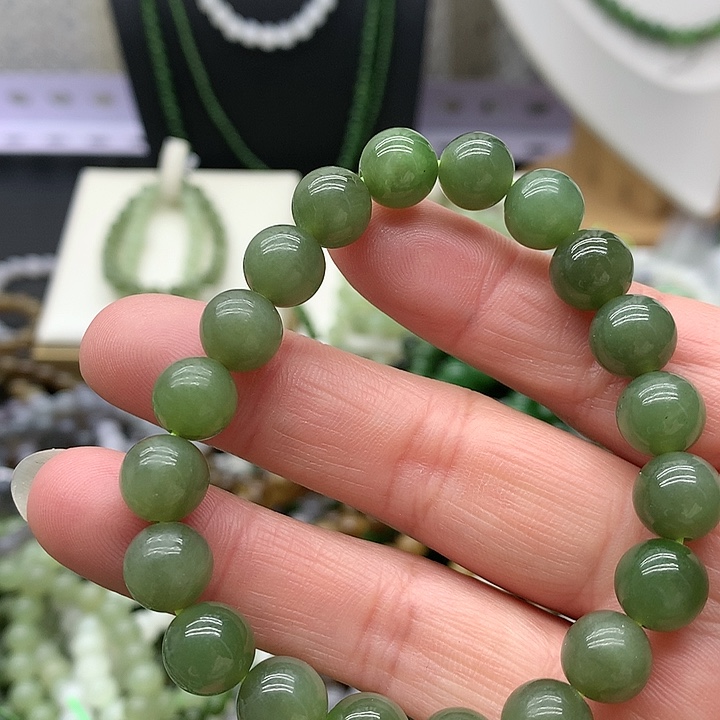 【闪购商品】和田玉手链未镶嵌金**梦9.5