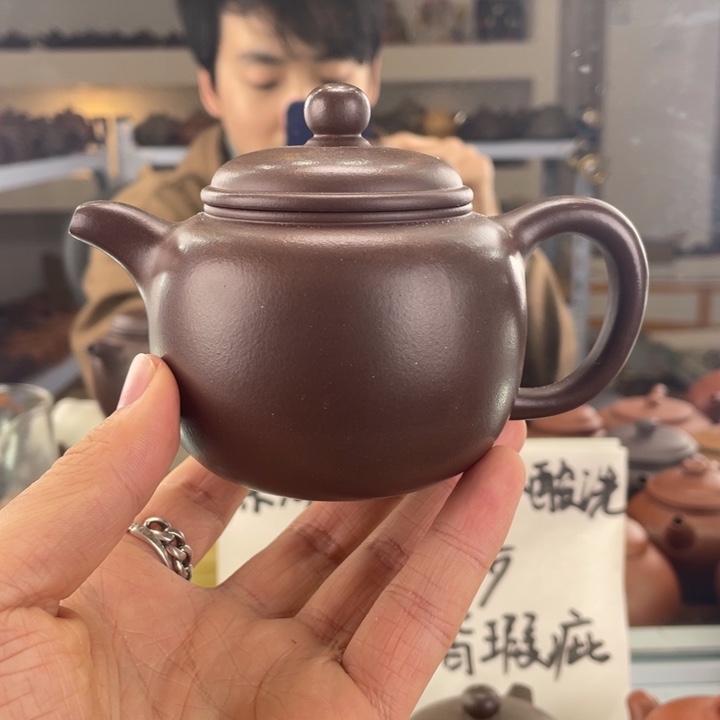 紫砂茶壶180cc底槽清茶壶瑕疵
