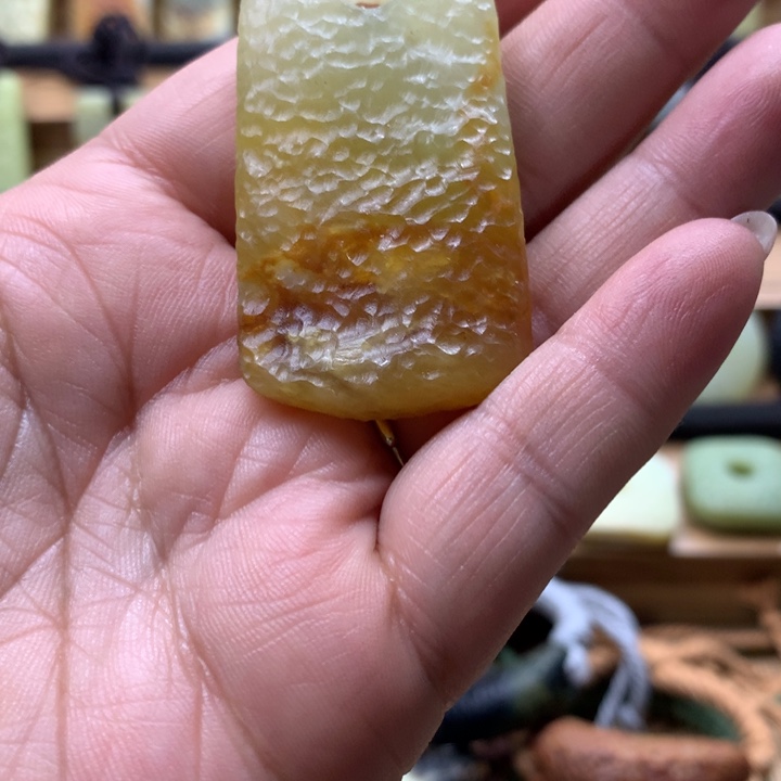 合金蛇纹石玉手链收*