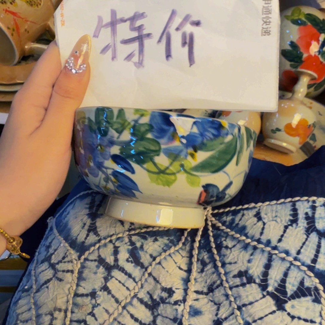 瓷片景德镇陶瓷手工手绘