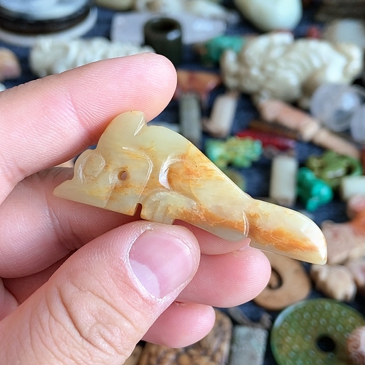 和田玉未镶嵌颈饰93