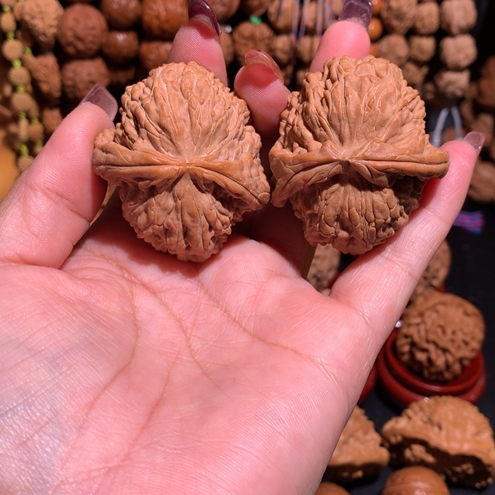 核桃手串/手链白狮子顺风耳