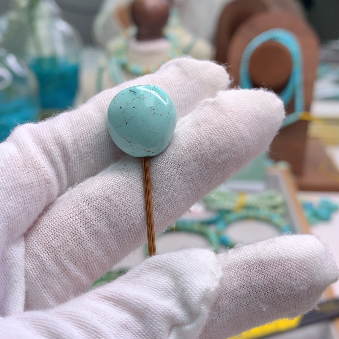 绿松石未镶嵌饰品