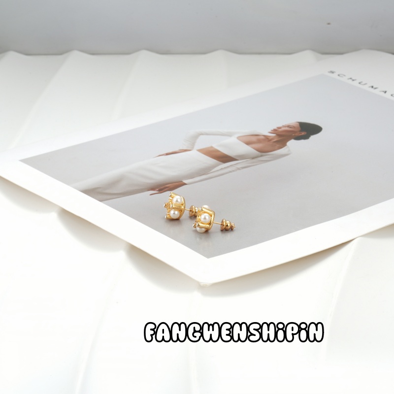 铜合金锆石耳饰 耳环0743