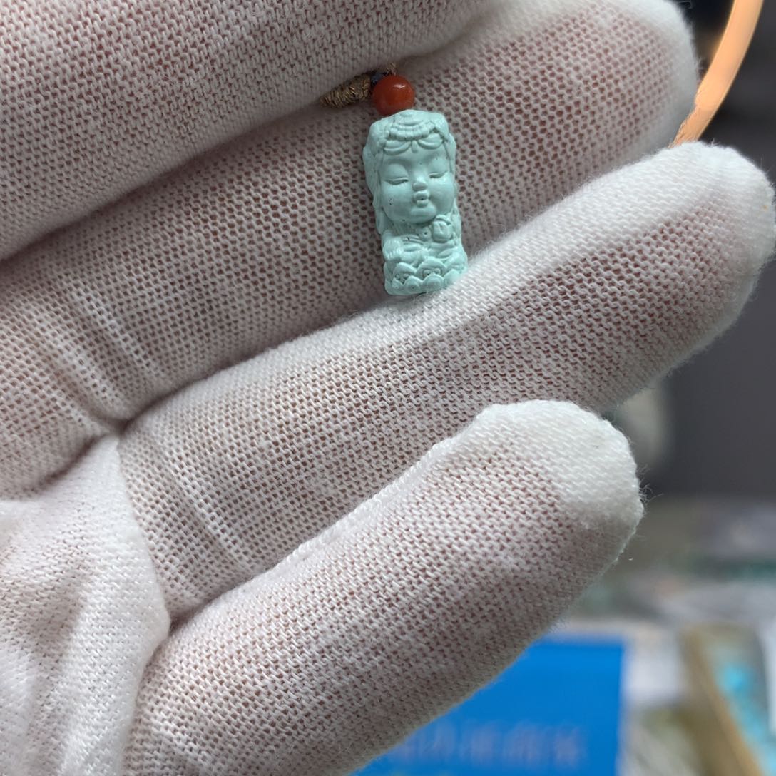 绿松石挂件未镶嵌