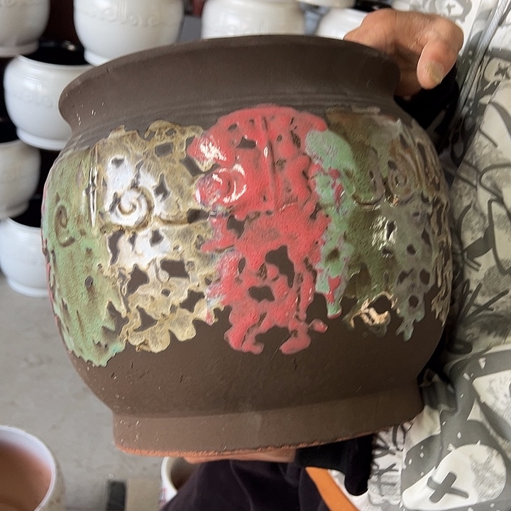 微瑕高度25厘米口径25厘米