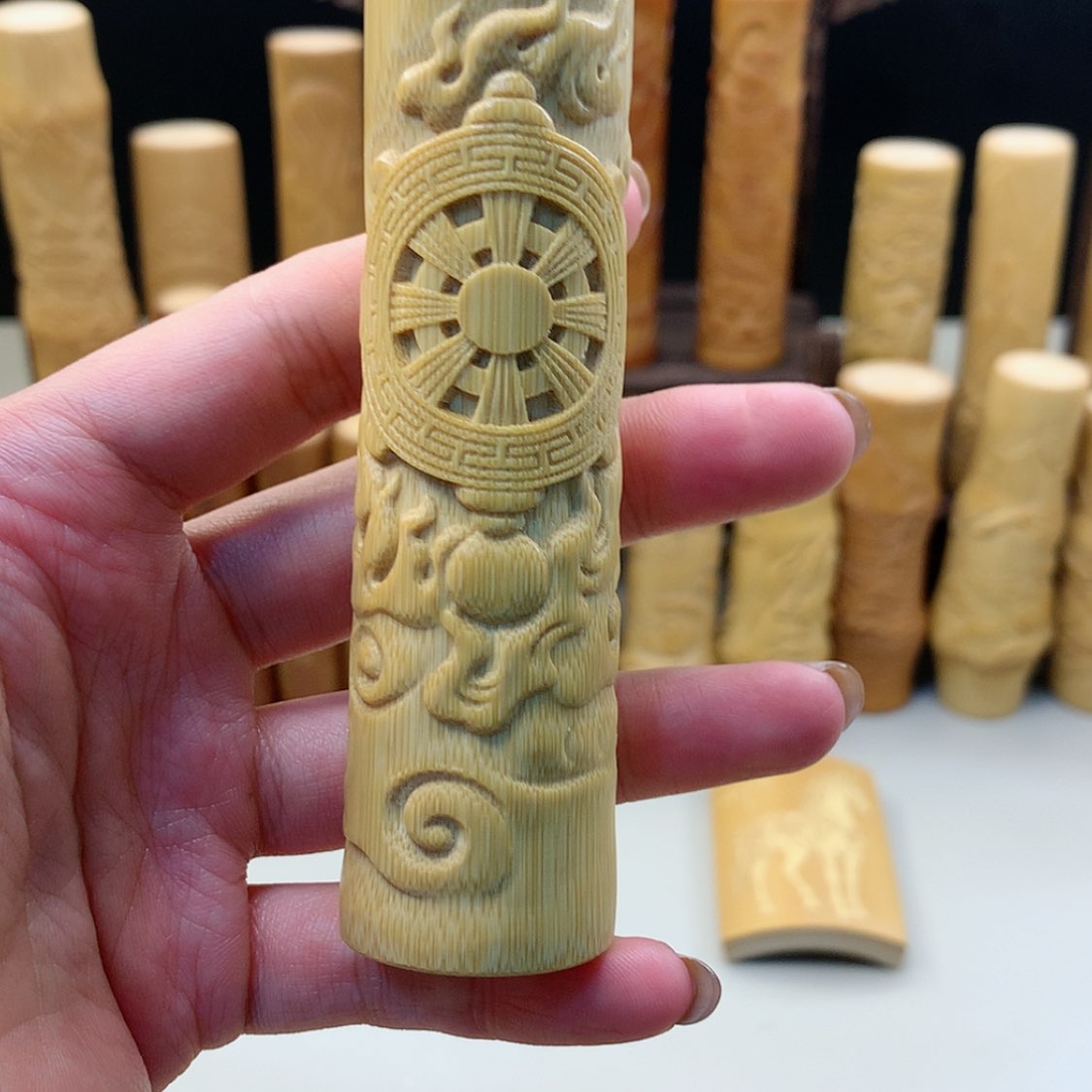 【闪购商品】竹樂**樂实心竹哈哈哈哈哈哈