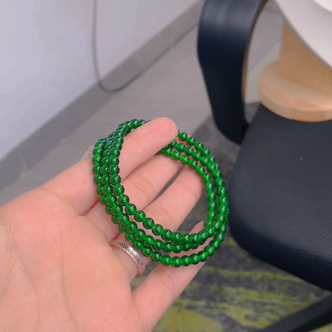 翡翠未镶嵌项链卡5