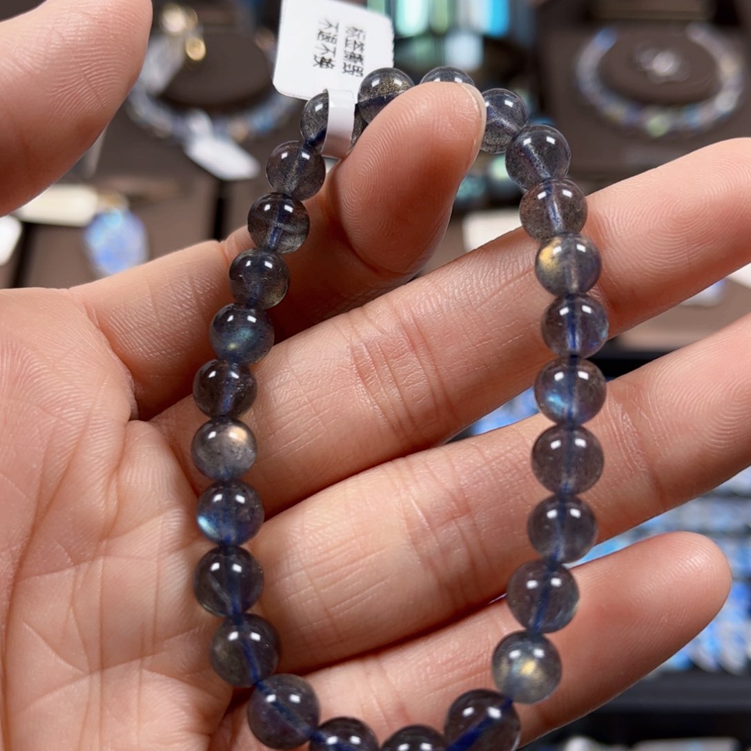 长石手链未镶嵌7.2左右