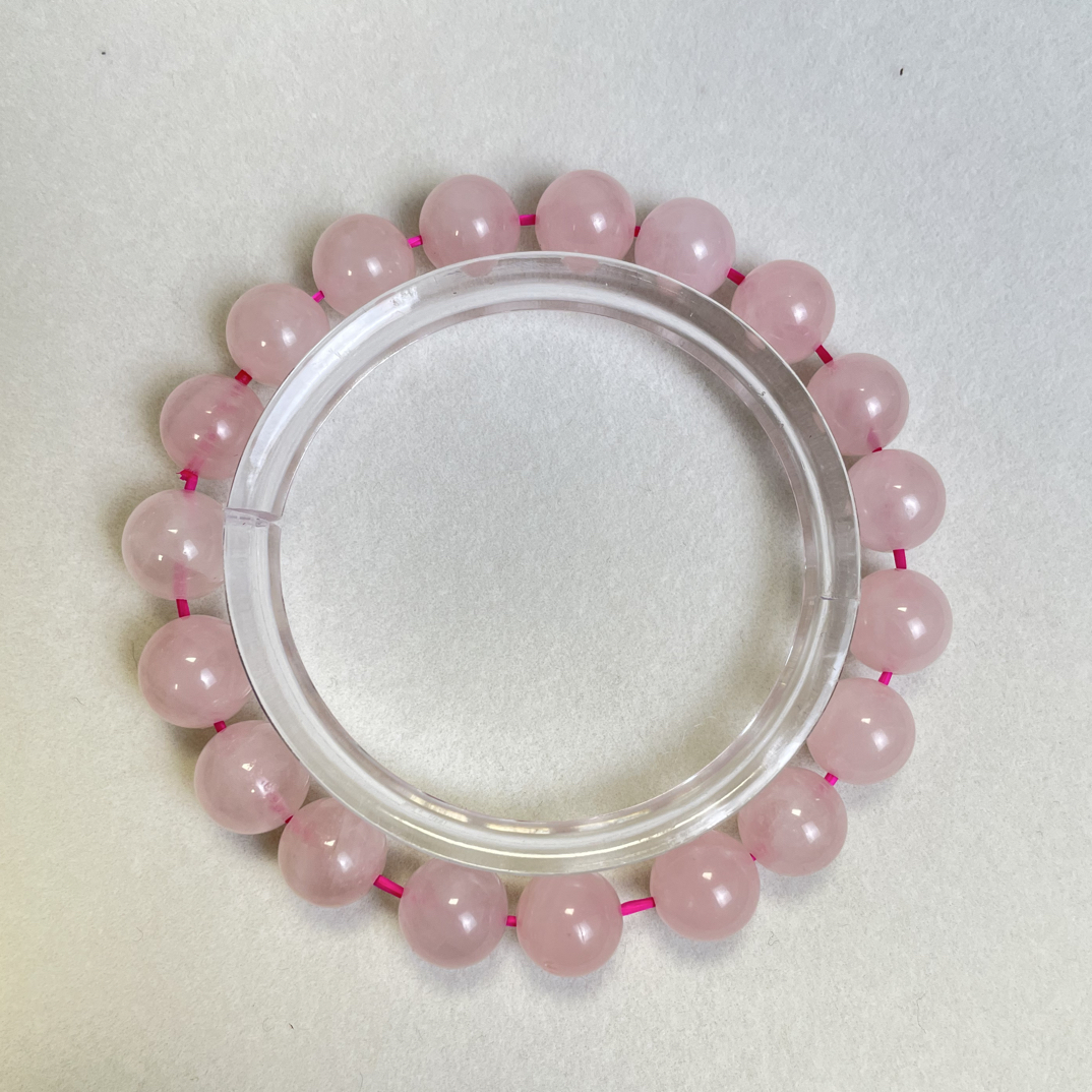 粉水晶手串尺寸10mm