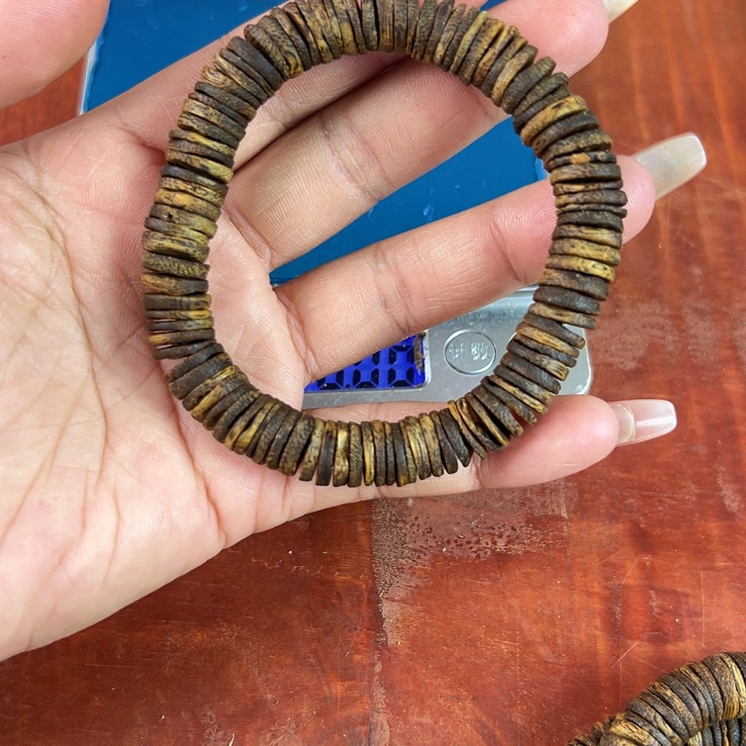 沉香沉香碎屑卡10白奇片片单圈11g