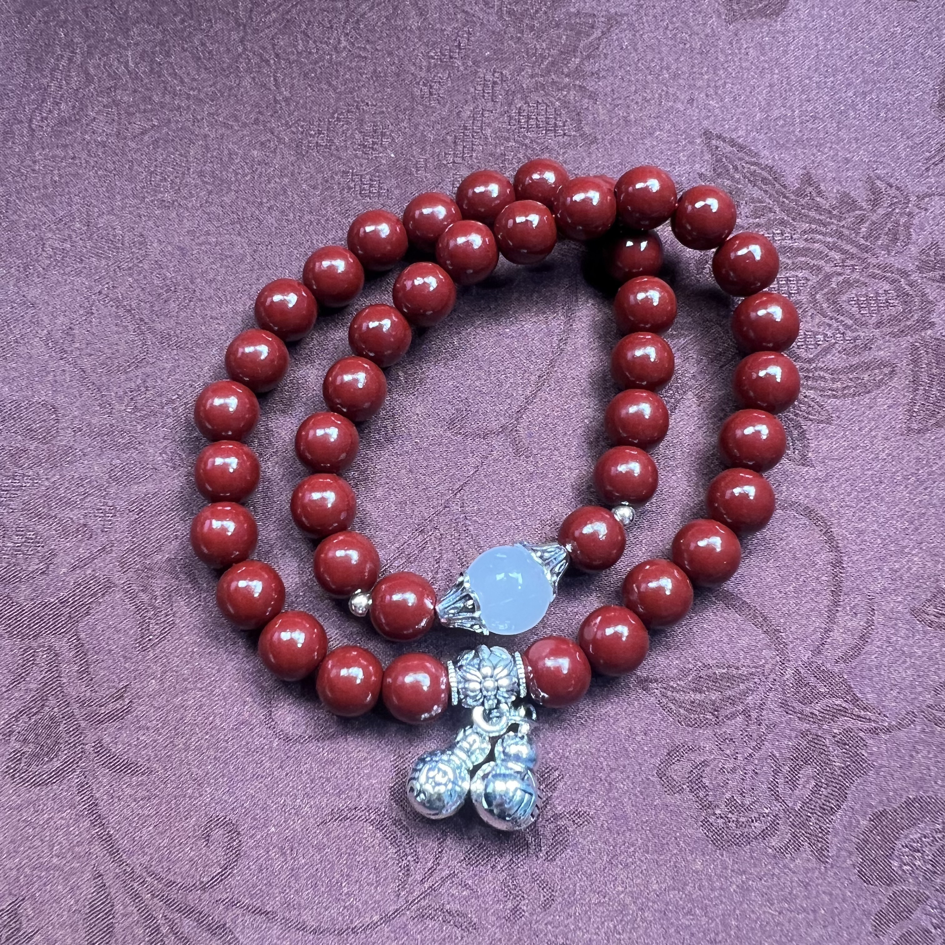 含辰砂工艺品含辰砂工艺品S1183精品手串【无礼盒】