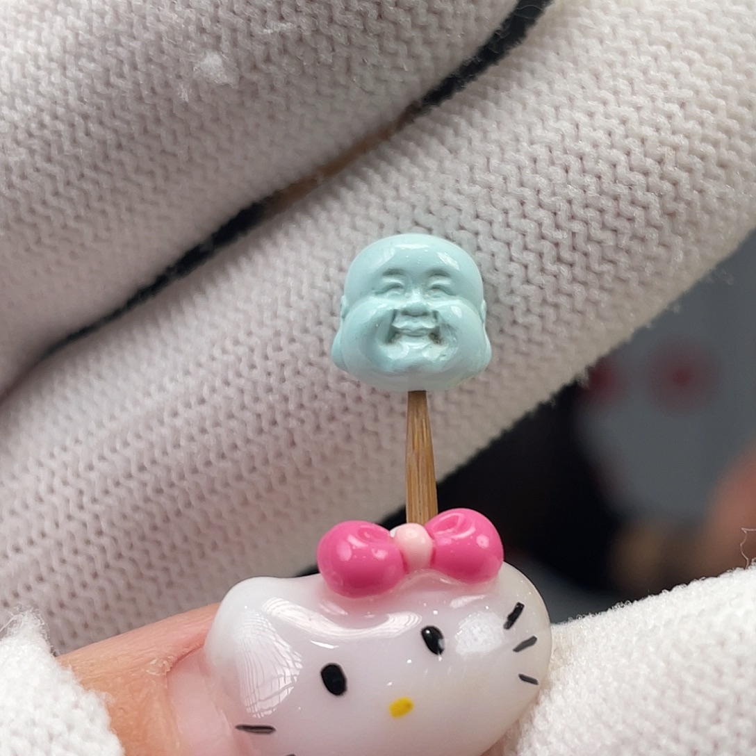 绿松石未镶嵌挂件