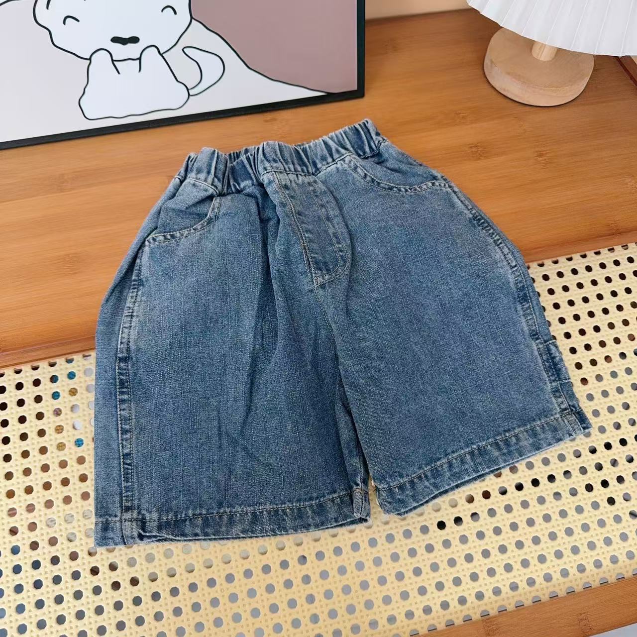 橙小铺 儿童夏款短裤牛仔短裤（实物以直播间讲解为准）