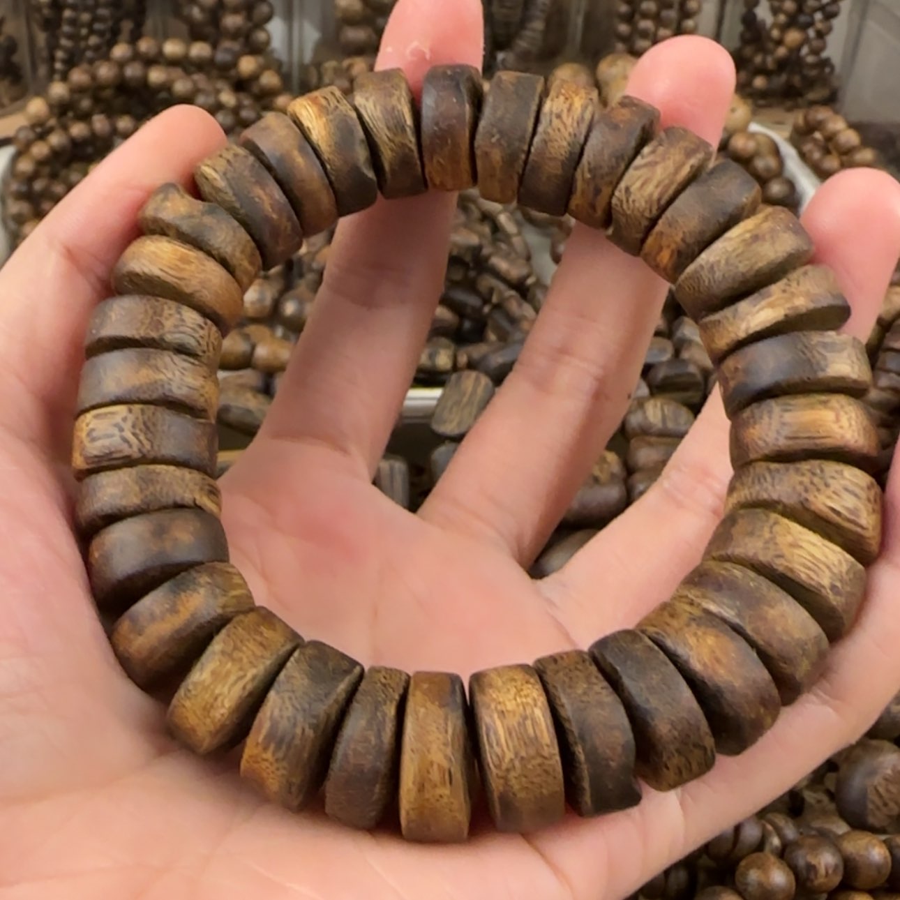 【闪购商品】沉香手串旅**。奇楠手串23.5克卡1.5