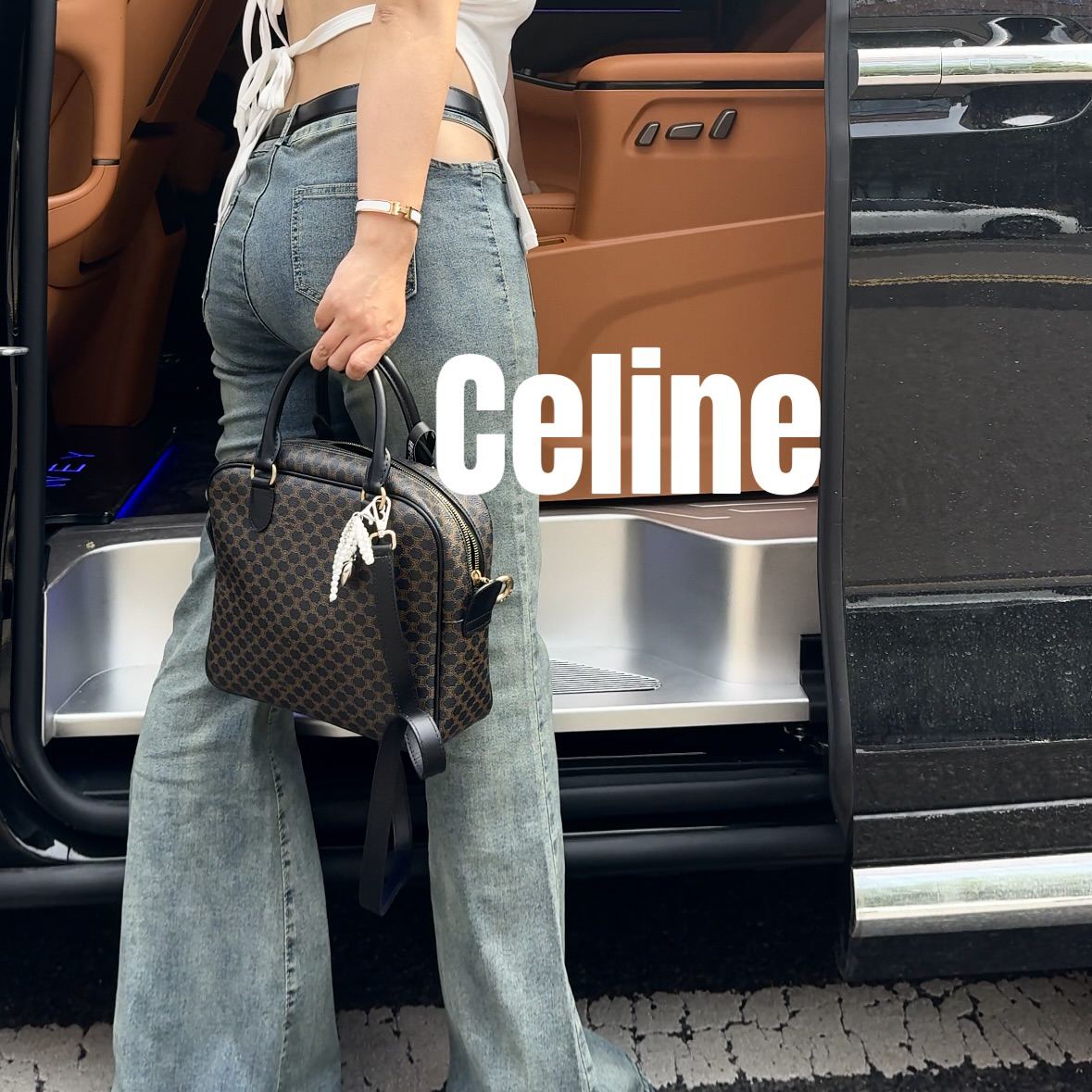 修复品618322/Celine /思琳甜甜圈黑金保龄球配皮换新