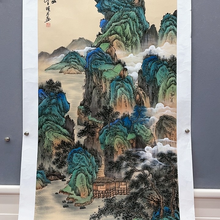 国画书法作品多次参加