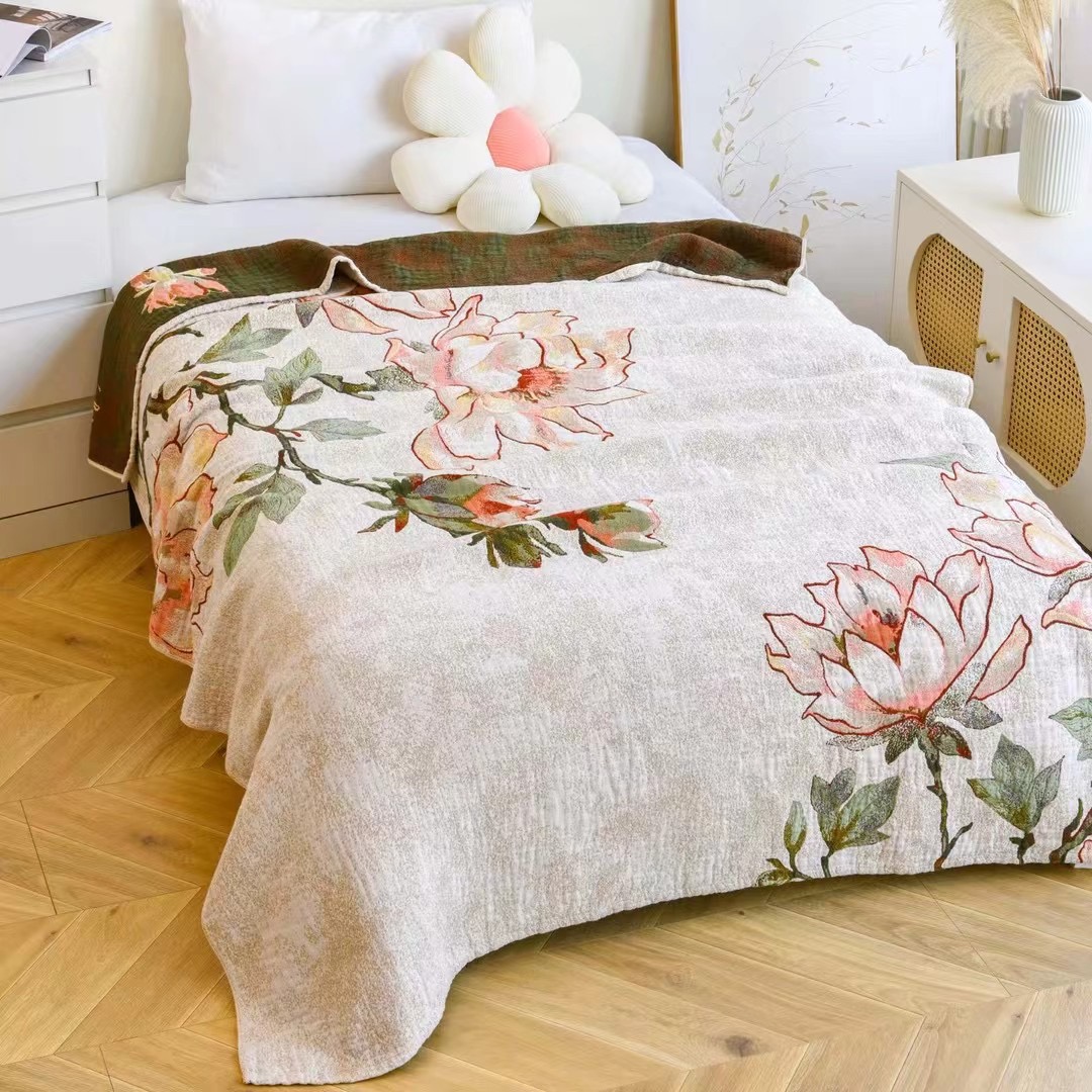 【盖毯】高奢定制 多功能150*200cm盖毯  玉兰