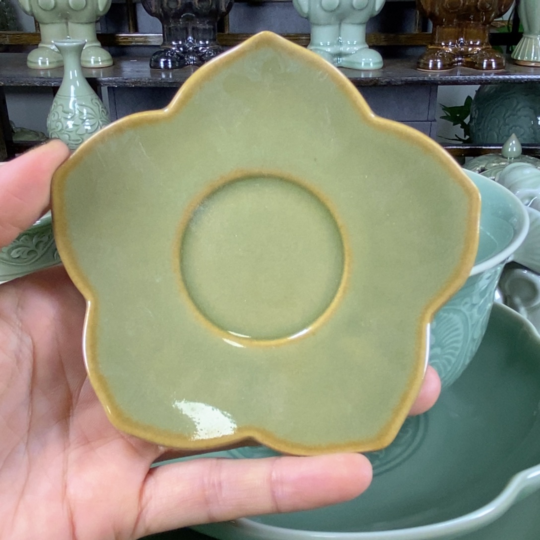 五瓣花口碟福利一只