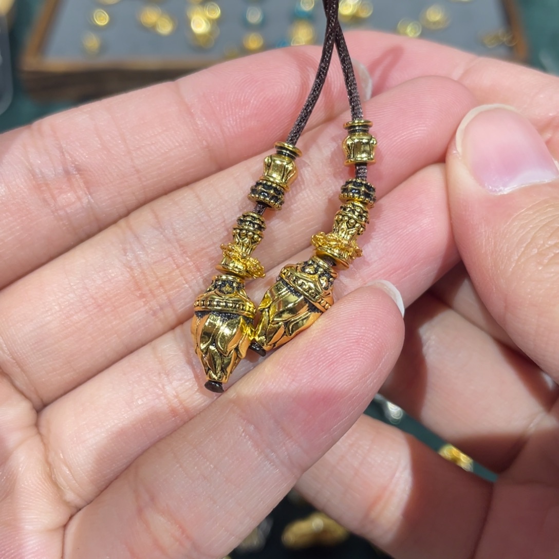 大尺寸金色莲界弟子珠一套