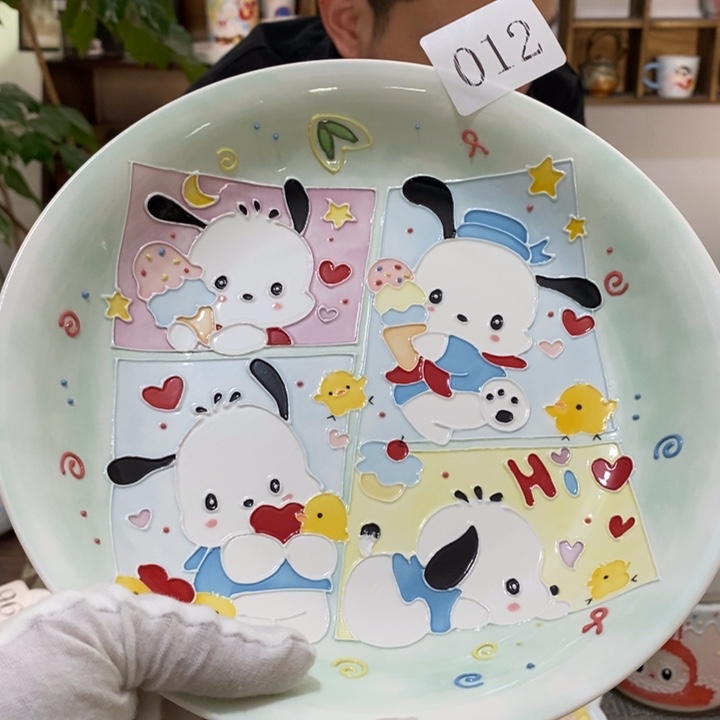 杯景德镇釉下彩手绘