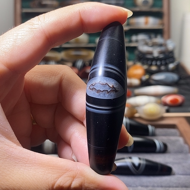 老***童玛瑙/玉髓未镶嵌吊坠(不含链)