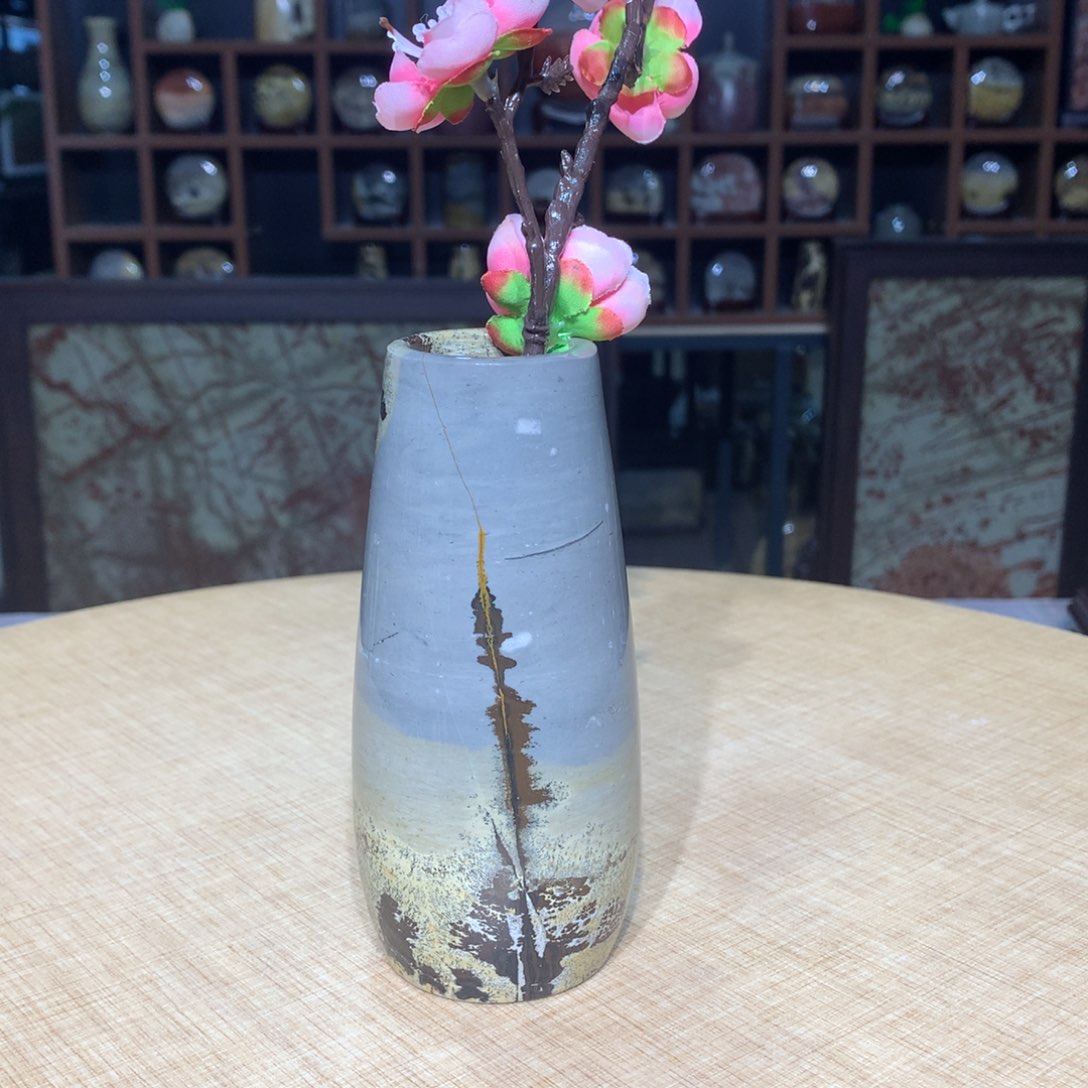 紫砂广西国画石，收藏观赏