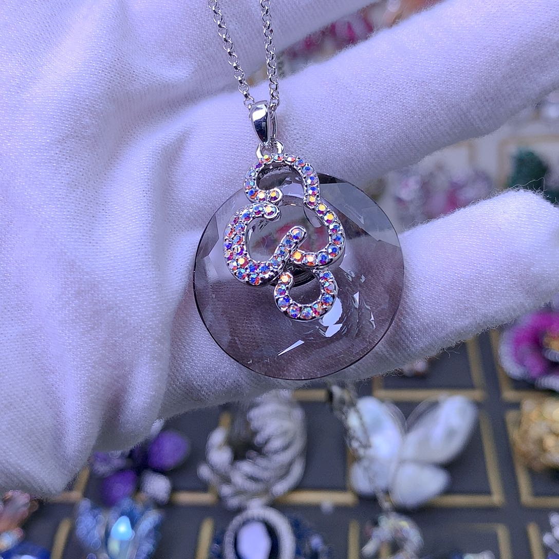 合成立方氧化锆铜毛衣链