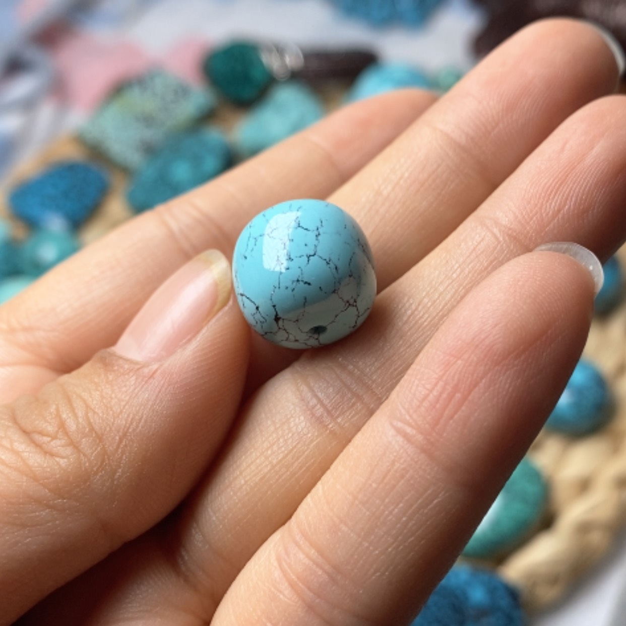 【闪购商品】绿松石珠宝半成品未镶嵌