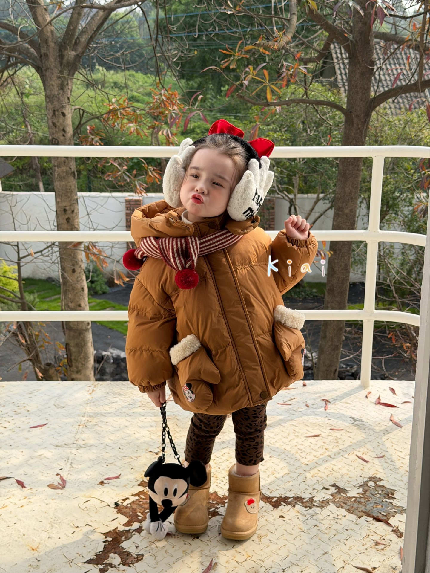 Kiai（现货）·25冬~卡通动漫洋气连帽羽绒服